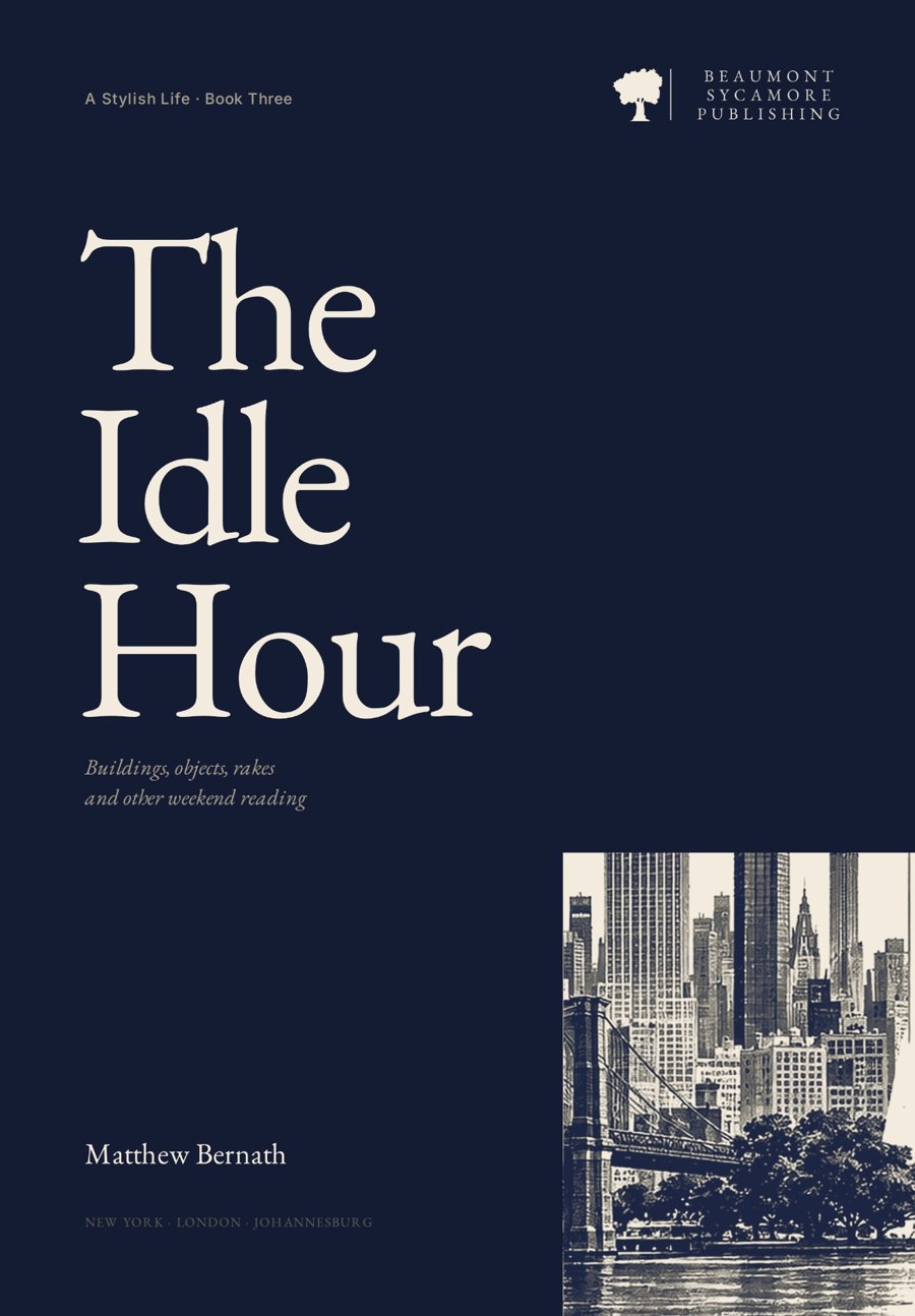 The Idle Hour by Matthew Bernath, front cover with a New York skyline