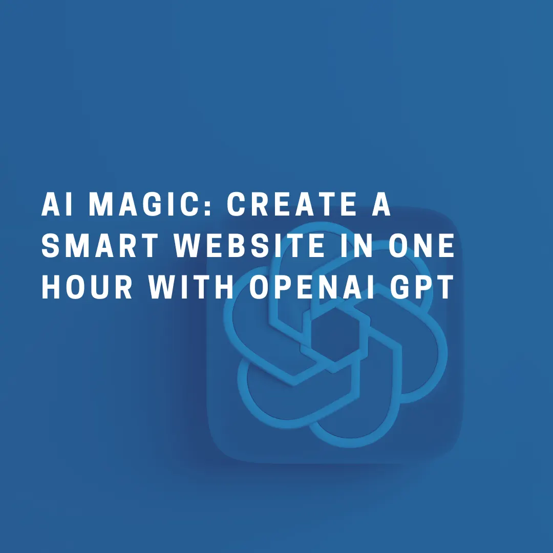Creating AI-Powered One Page Websites with OpenAI ChatGPT