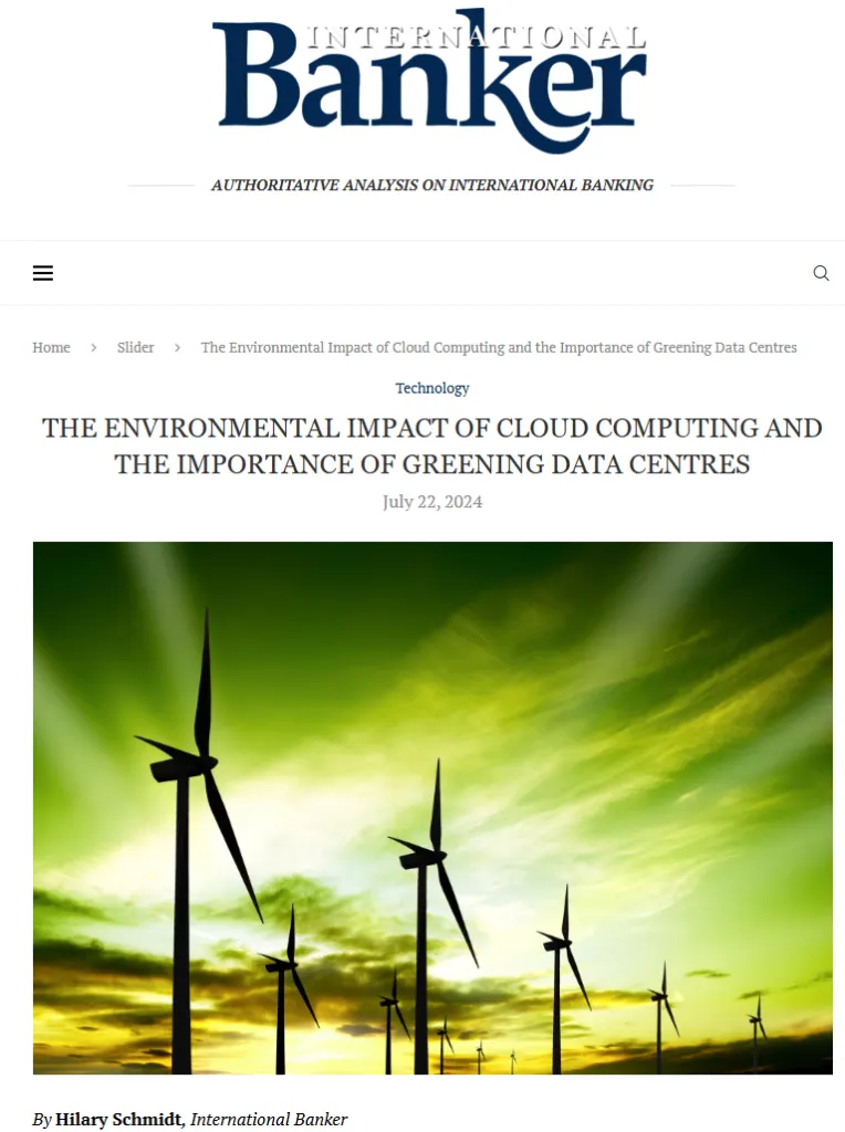 greening data centers